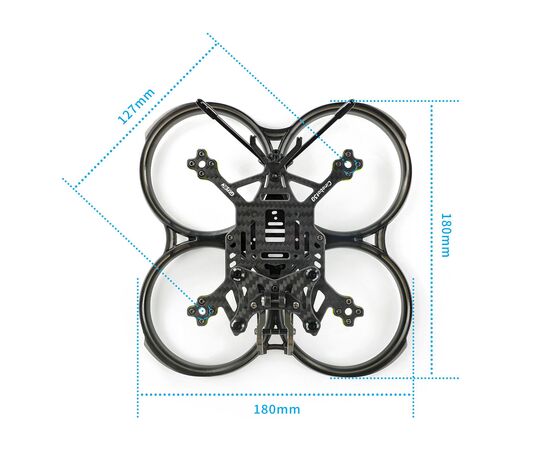 Учебный набор для сборки 4S FPV дрона на базе GEPRC Cinebot30 Analog (ELRS 2,4 ГГц), изображение 3